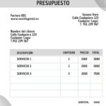 Diseña tu presupuesto mensual