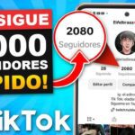 Como conseguir 1.000 seguidores diarios en tiktok